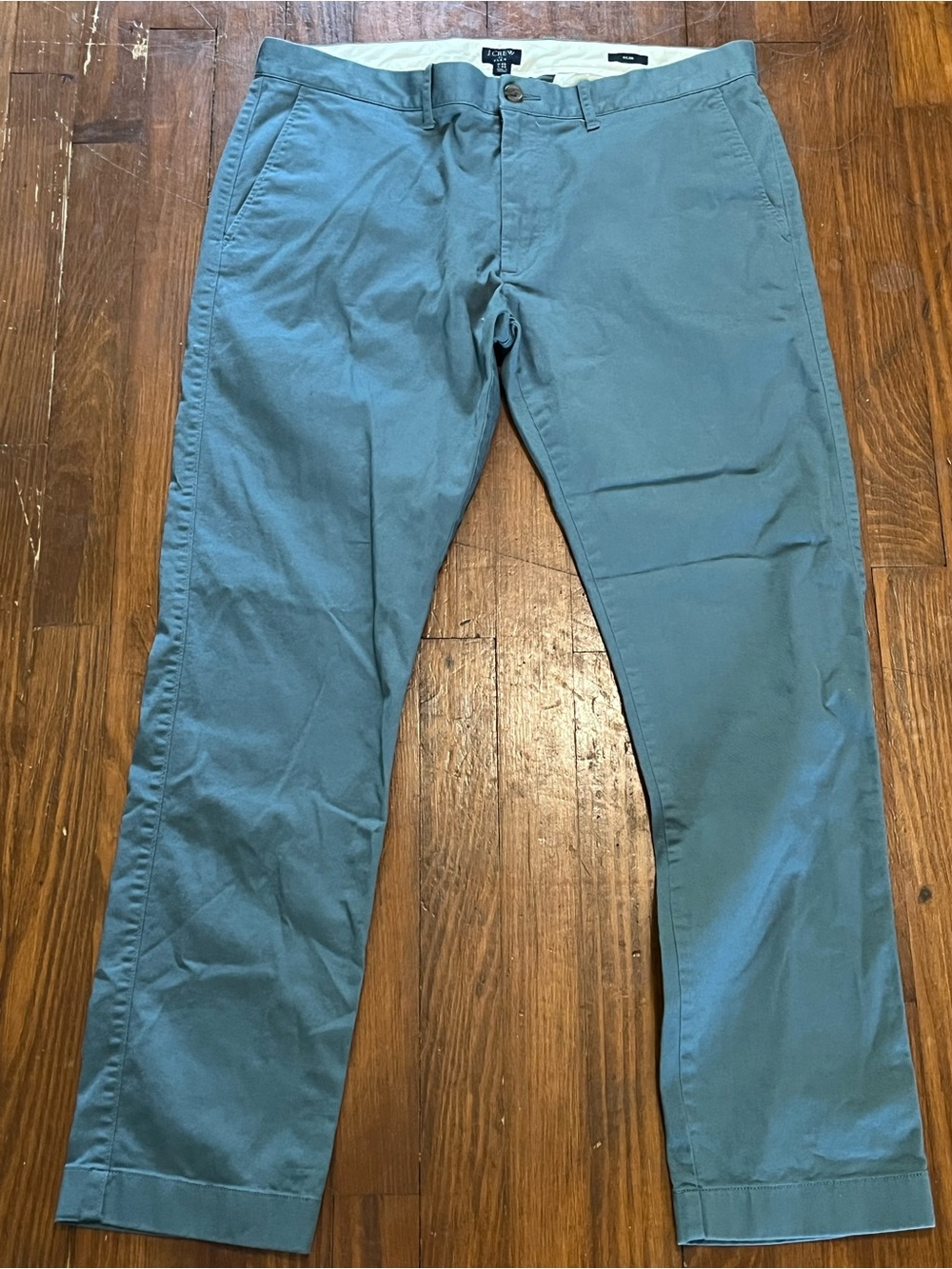 J. Crew Slate Blue Slim Straight Chino Pants